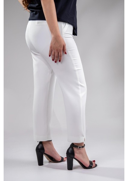 Kadın 122210 Kaşha Beyaz Pantolon fiyatları