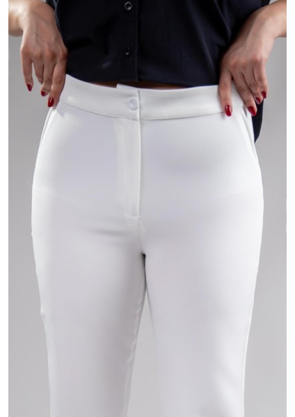 Kadın 122210 Kaşha Beyaz Pantolon fırsatları