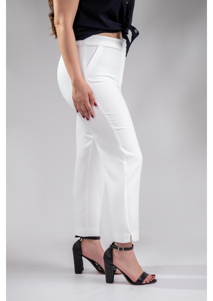 Kadın 122210 Kaşha Beyaz Pantolon indirimleri
