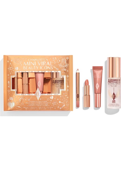 Charlotte's Mini Viral Beauty Icons - Makyaj Seti 5 ml + 0,8 G + 1,5 G + 34 ml