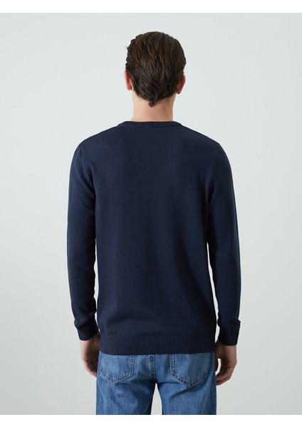 Yeni Sezon Bisiklet Yaka Uzun Kollu Desenli Erkek Triko Kazak fırsatları