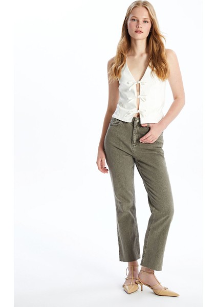 Yeni Sezon Mars Flare Kadın Jean Pantolon