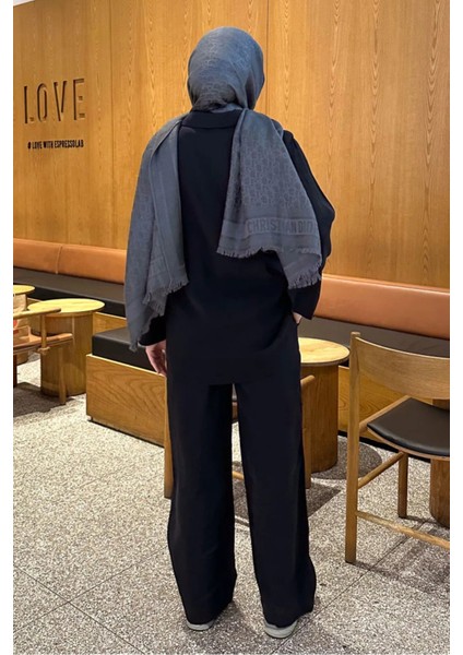 Kadın Yandan Bağlamalı Takım M15805 - Siyah