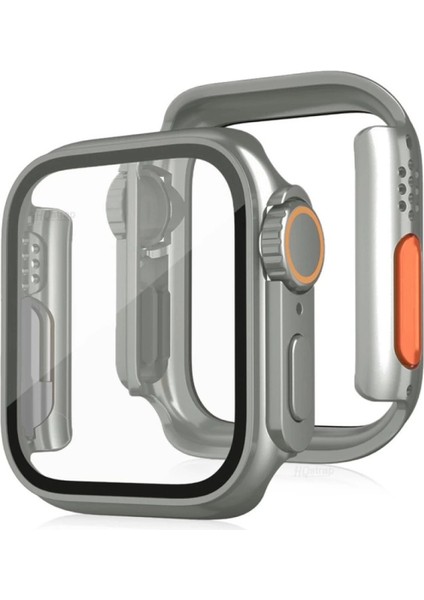 Apple Watch 44MM Watch 49MM Kasa Dönüştürücü ve Ekran Koruyucu - Yıldız Işığı