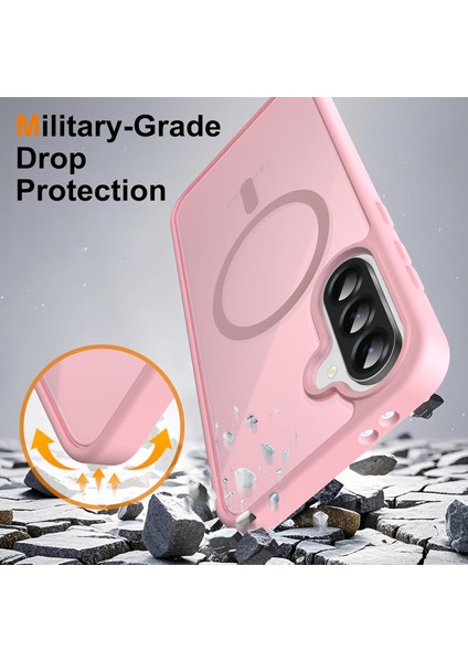 Samsung Galaxy A56 Uyumlu Kamera Lens+Ekran Koruyucu Magsafe Şarj Destekli Iz Tutmaz Mat Kapak modelleri