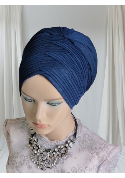 Lacivert Sevda Model Bone Hazır Şal Abiye Şal Hazır Duvak fiyatları