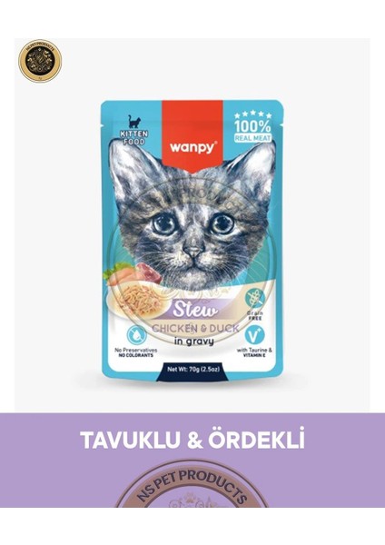 Kedi Maması Wanpy Yavru Set fırsatları