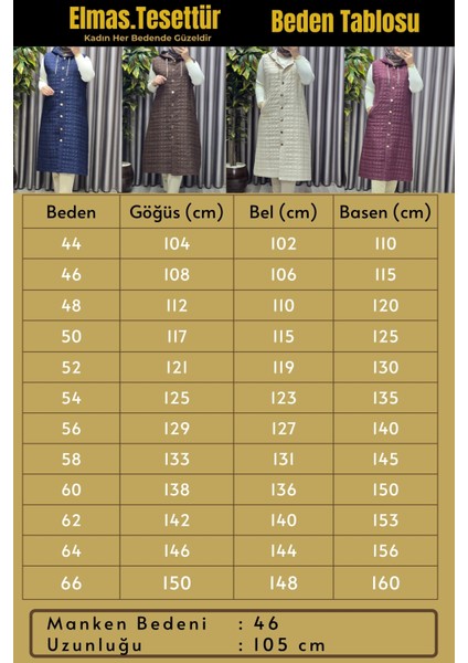 Kadın Giyim Büyük Beden Kapşonlu Astarlı Kare Desen Yelek modelleri