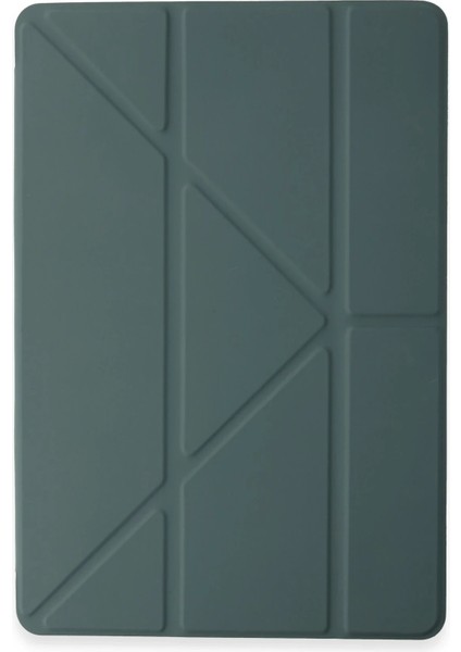 Lvsqvr Newface Huawei Honor Pad 9 Kılıf Kalemlikli Mars Tablet Kılıfı - Koyu Yeşil