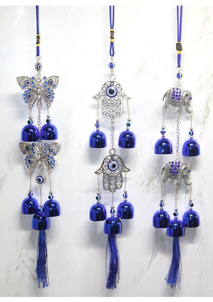 Metal Nazar Boncuğu Çan Model 12