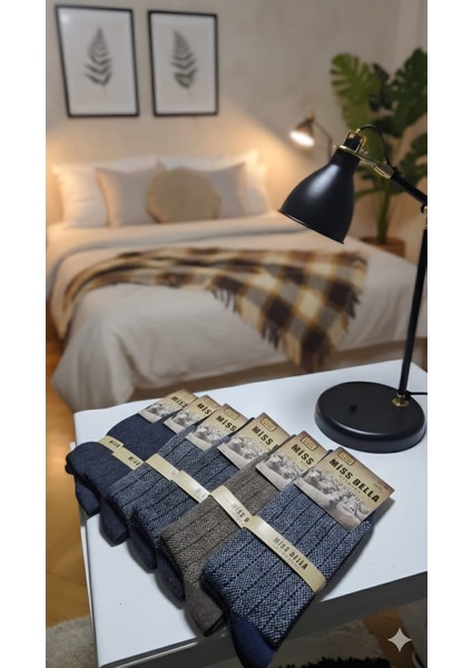 ; Ottoman Yün (Lambswool) Erkek Çorap; 40-44 Numara; Asorti 6'lı Paket fiyatları