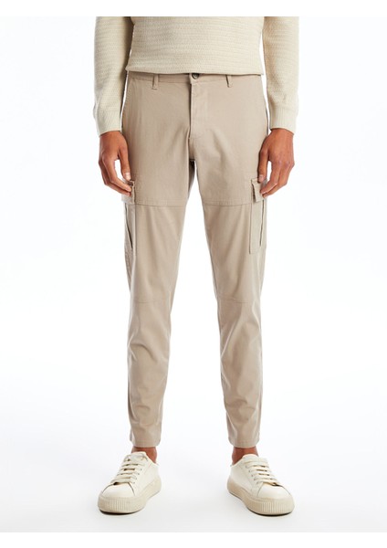 Yeni Sezon Slim Fit Gabardin Erkek Kargo Pantolon fiyatları