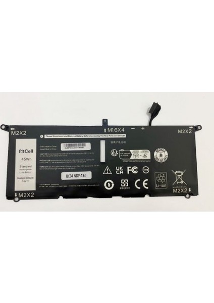 Dell Uyumlu Xps 13 9370,P114G P114G002 Notebook Batarya - Pil