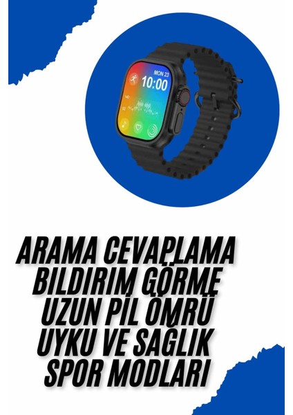 Akıllı Saat Sağlık Takibi Kalp Atışı Adımsayar Ultra Yeni Nesil Nefes Egzersizi fiyatları