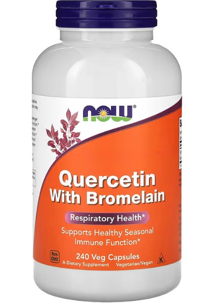 Quercetin With Bromelain, 240 Veg Capsules