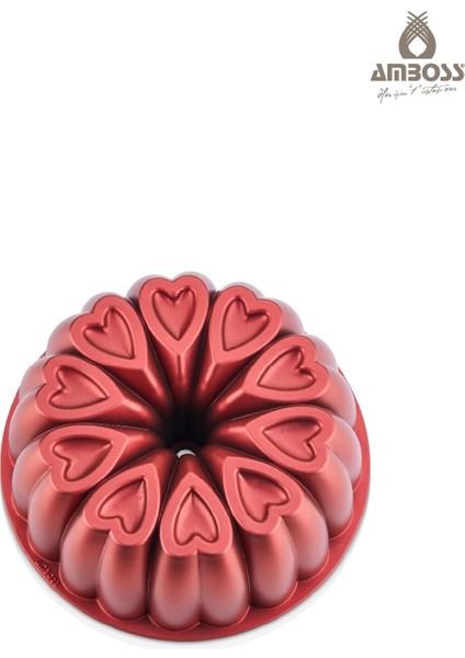 Ametist 2 Parça Döküm Kek Kalıbı ( Kırmızı ) fırsatları