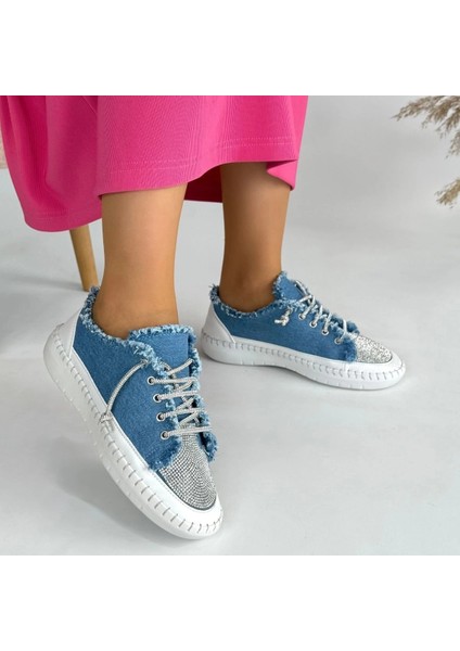 Lvsqvr Enber Mavi Kot Bağcıklı Spor Ayakkabı (Numara: 39) fırsatları