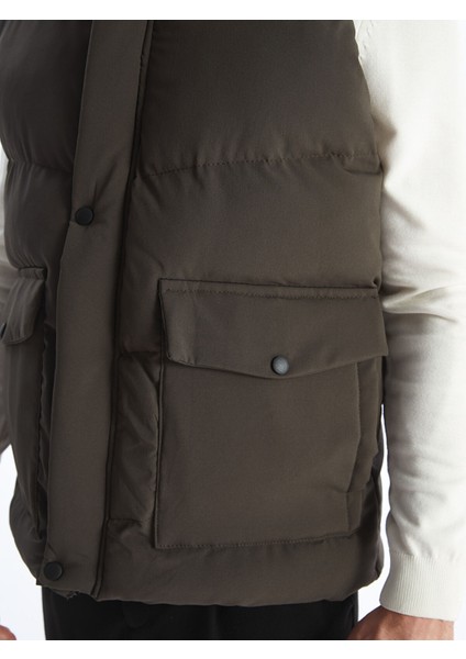 Yeni Sezon Standart Kalıp Dik Yaka Erkek Şişme Yelek modelleri