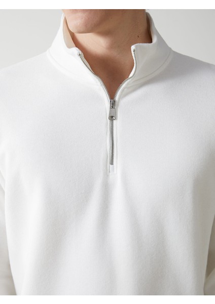 Yeni Sezon Dik Yaka Erkek Sweatshirt modelleri