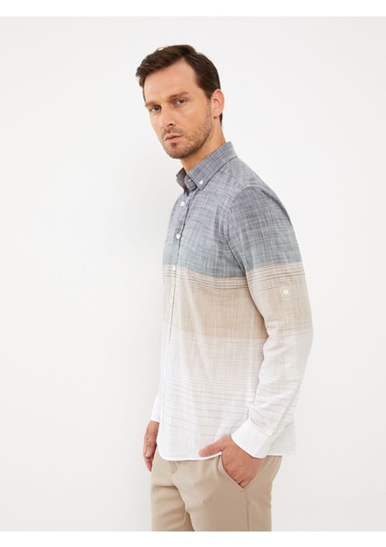 Yeni Sezon Regular Fit Uzun Kollu Poplin Erkek Gömlek fiyatları