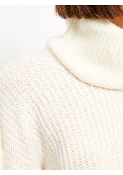 Yeni Sezon Balıkçı Yaka Düz Uzun Kollu Kadın Triko Kazak fırsatları