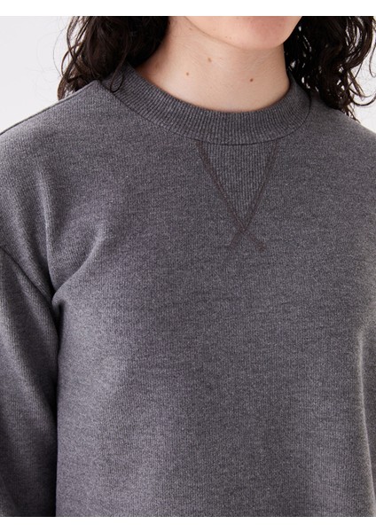 Yeni Sezon Bisiklet Yaka Düz Uzun Kollu Kadın Triko Kazak fırsatları