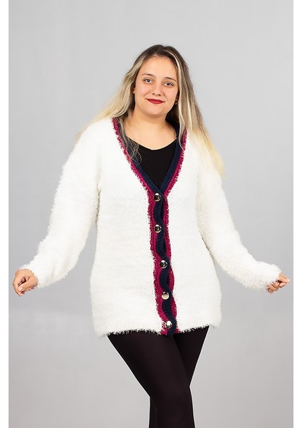 Sakallı Triko Oversize Hırka – Yumuşacık Doku, Rahat Oversize Kalıp, Şık Kış Stili fiyatları