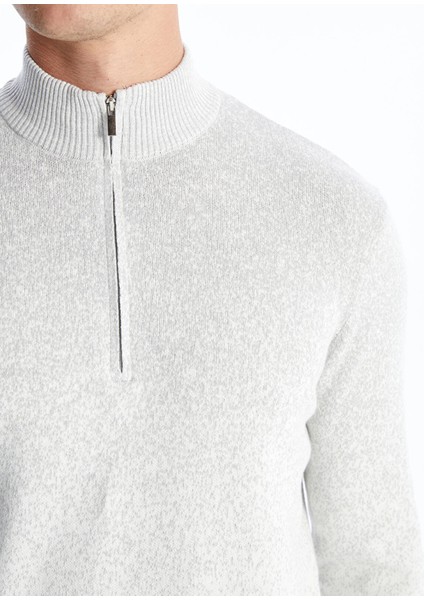 Yeni Sezon Dik Yaka Uzun Kollu Erkek Triko Kazak fırsatları