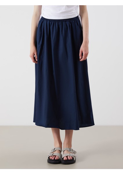 Yeni Sezon Beli Lastikli Poplin Etek fiyatları