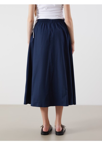 Yeni Sezon Beli Lastikli Poplin Etek fırsatları