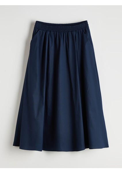 Yeni Sezon Beli Lastikli Poplin Etek indirimleri