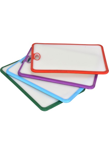 Kesme Tahtasi Duz Kesim Kaydiirmaz Karişik Renkli