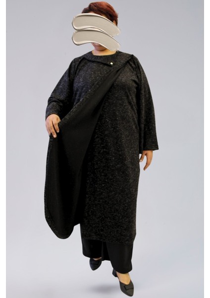 Mevsimlik Giy Çık Kap - Ecrin Kumaş Şık Giy Çık Kap Ferace