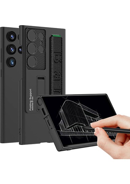 Galaxy S24 Ultra Kılıf Standlı El Tutacaklı Zore Band Kapak fırsatları