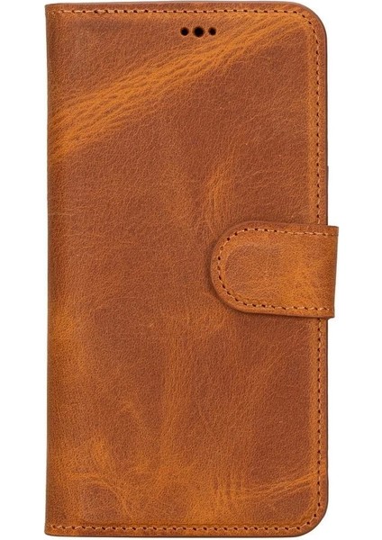 Apple iPhone 15 Uyumlu Deri Cüzdanlı Kılıf Mwwn G19 Taba fırsatları