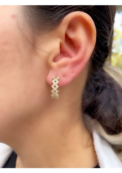 Kadın Xuping Çelik Küpe