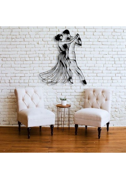 Metal Dansçı Figürü Duvar Dekoru – Modern Minimalist Çift Dans Metal Tablo Ev ve Ofis Duvar Süsü fiyatları