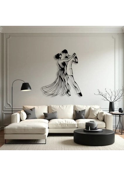 Metal Dansçı Figürü Duvar Dekoru – Modern Minimalist Çift Dans Metal Tablo Ev ve Ofis Duvar Süsü indirimleri