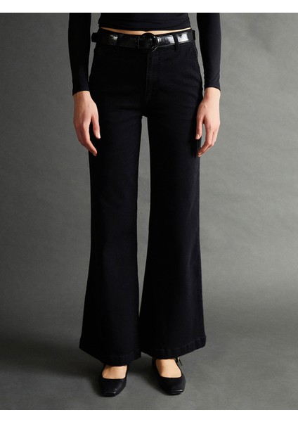 Yeni Sezon Beli Kemerli Slim Fit Kadın Jean Pantolon fiyatları