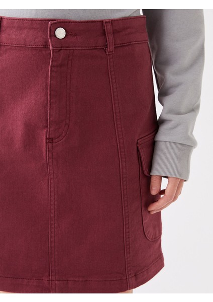 Yeni Sezon Standart Fit Kadın Jean Etek fırsatları