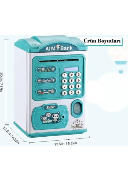 Sevimli Tasarımlı Şifreli Atm Kumbara indirimleri