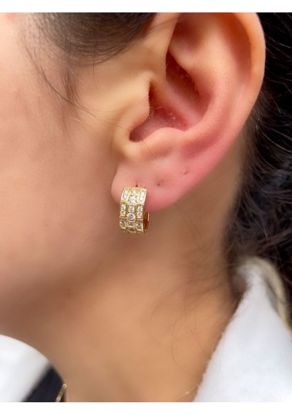 Kadın Xuping Çelik Küpe