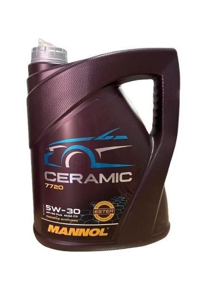 Ceramıc 7720 Apı Sn Plus Acea C3 Motor Yağı 5W-30 5l