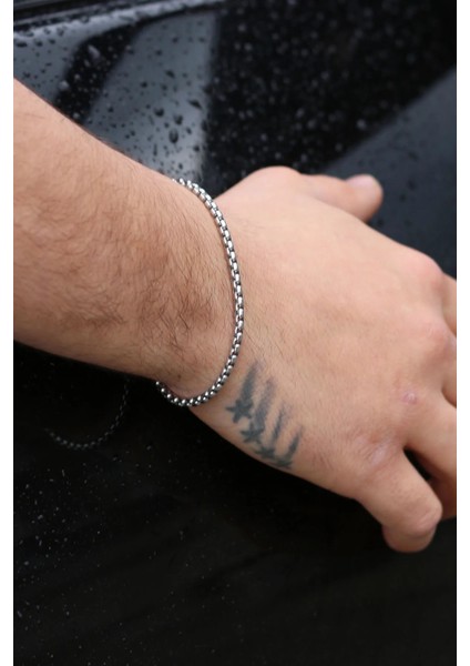 Kişiye Özel Harfli Spor Zincirli Unisex Çelik Bileklik Sevgiliye Eşe Hediye ECK07H indirimleri