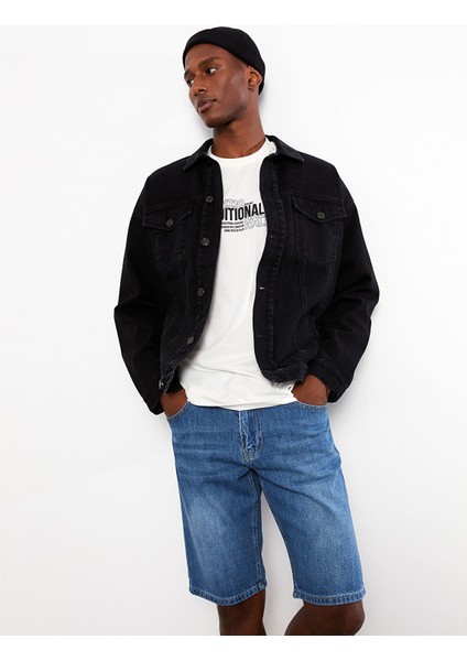 Yeni Sezon Standart Kalıp Erkek Jean Şort fiyatları