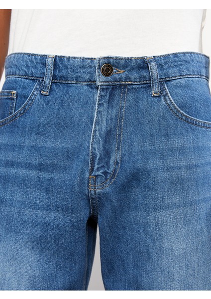 Yeni Sezon Standart Kalıp Erkek Jean Şort indirimleri