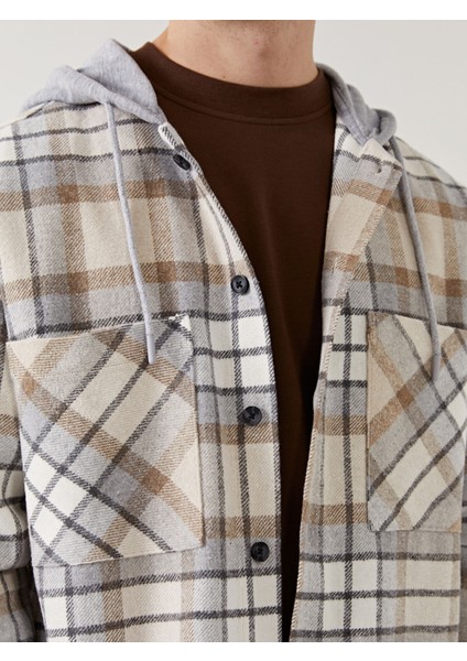 Yeni Sezon Rahat Kalıp Uzun Kollu Ekose Erkek Oduncu Gömlek Ceket modelleri