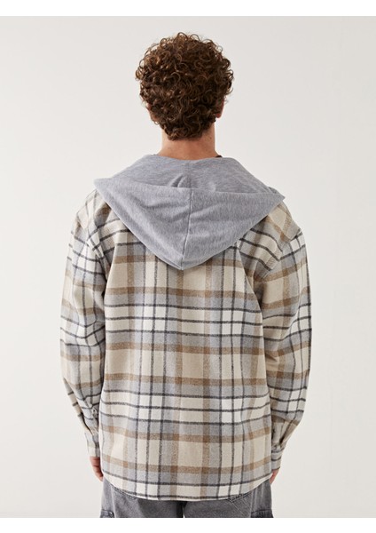 Yeni Sezon Rahat Kalıp Uzun Kollu Ekose Erkek Oduncu Gömlek Ceket fırsatları