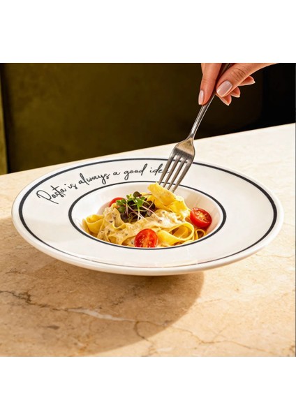 Tavola Porselen Makarna Tabağı