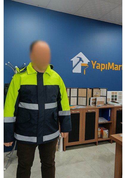 Çok Amaçlı Şapkalı Işçi Mont ve Kaban Reflektörlü Içi Polarlı Parka 1.sınıf Kalite